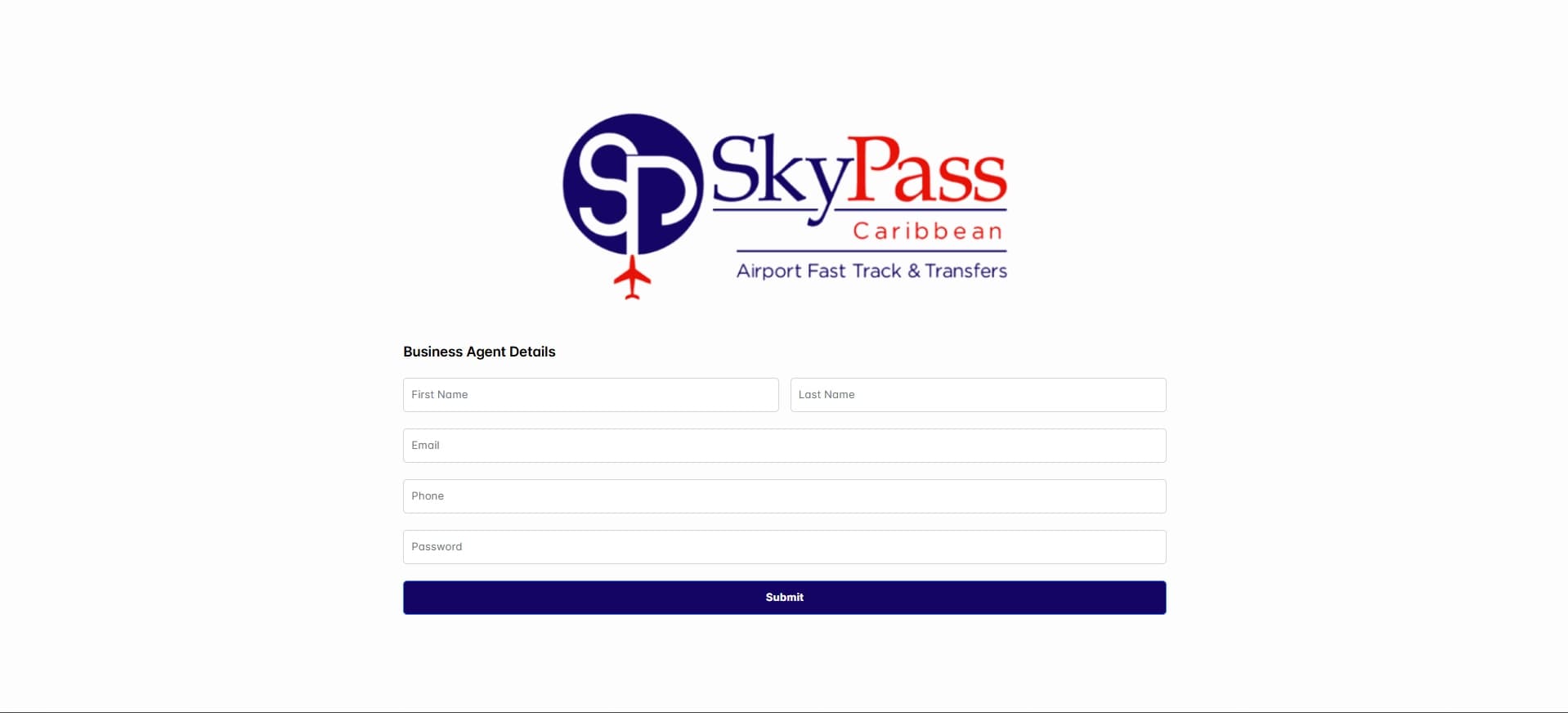 Business Agent Invitation Form