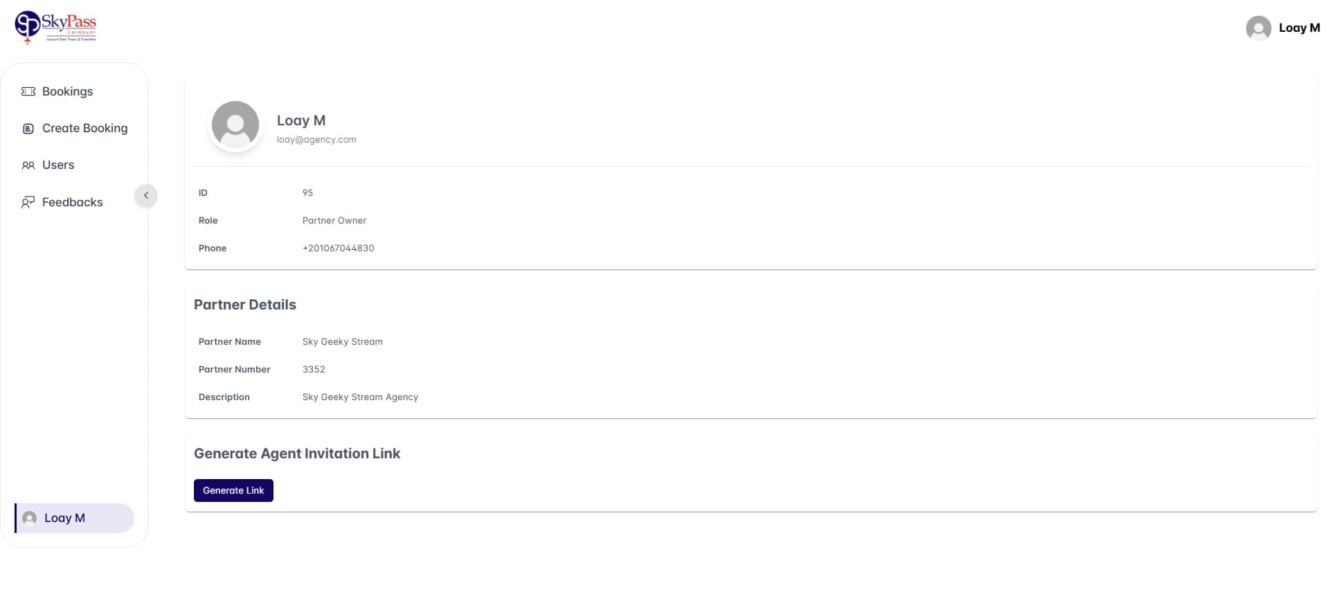 Partner Profile Management